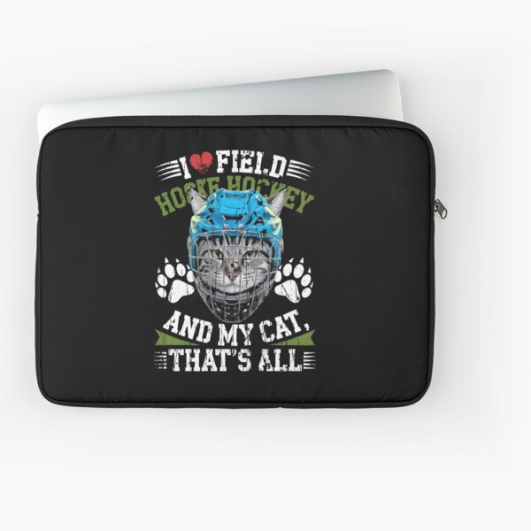 Aperçu de l'œuvre I ❤️ Field Hockey and my Cat t-shirt créée et vendue par CanvaSnap ⭐⭐⭐⭐⭐.