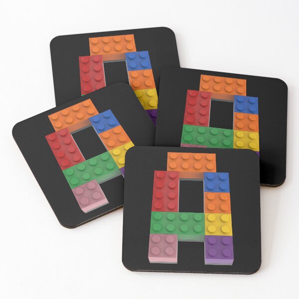 Item preview, Letter A brick tee for all Master Builders designed and sold by Brickification.
