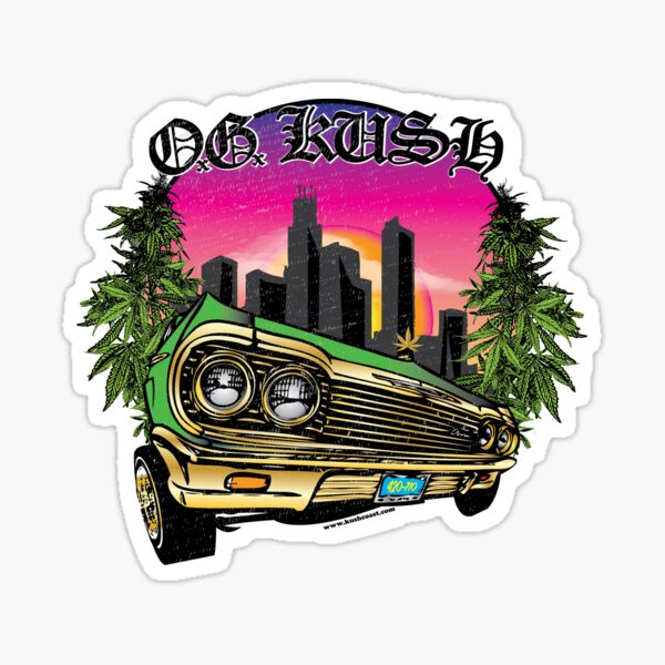 Item preview, Og Kush Cannabis Strain Art designed and sold by kushcoast.