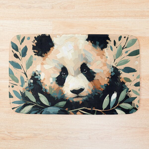 Item preview, Panda Impressionism Painting designed and sold by Eclectic Monkey.
