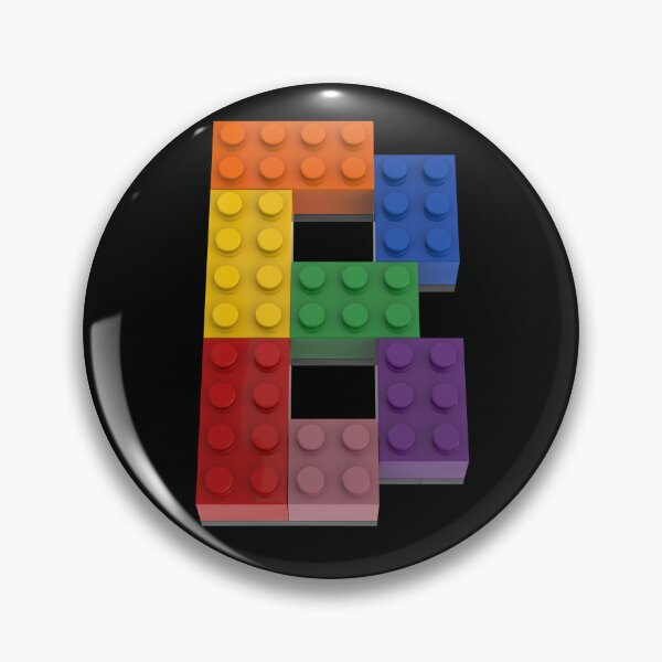 Item preview, Letter B brick tee for all Master Builders designed and sold by Brickification.