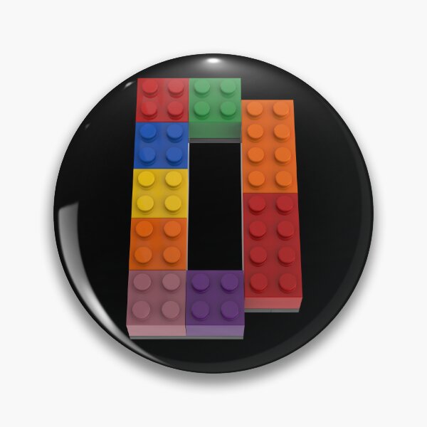 Item preview, Letter D brick tee for all Master Builders designed and sold by Brickification.