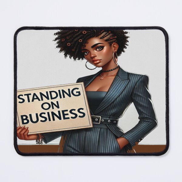Item preview, Back Elegance,Standing On Business designed and sold by Kimmy and Zamiah Art.