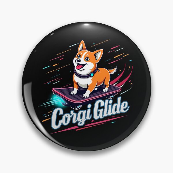 Artikelvorschau, Hoverboard Corgi – Corgi Glide Futuristische Bewegung entworfen und verkauft von zoughlal.
