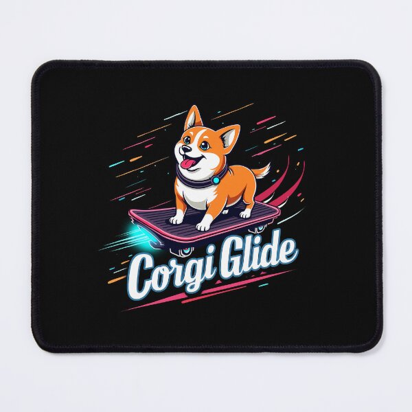 Item preview, Hoverboard Corgi – Corgi Glide Futuristic Motion designed and sold by zoughlal.