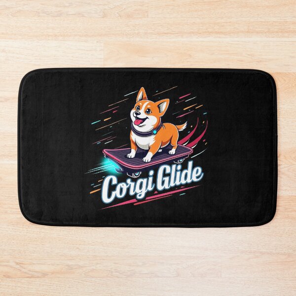 Item preview, Hoverboard Corgi – Corgi Glide Futuristic Motion designed and sold by zoughlal.