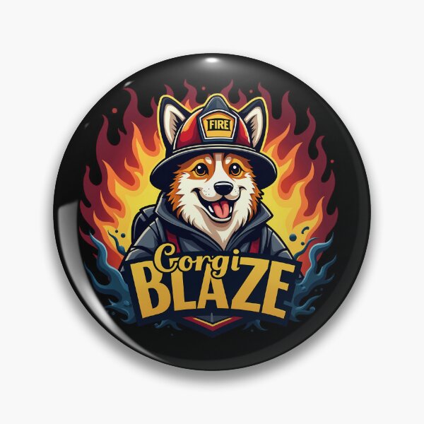 Item preview, Firefighter Corgi – Corgi Blaze Rescue Spirit designed and sold by zoughlal.