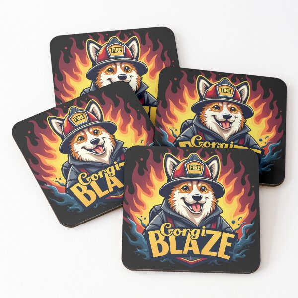 Item preview, Firefighter Corgi – Corgi Blaze Rescue Spirit designed and sold by zoughlal.