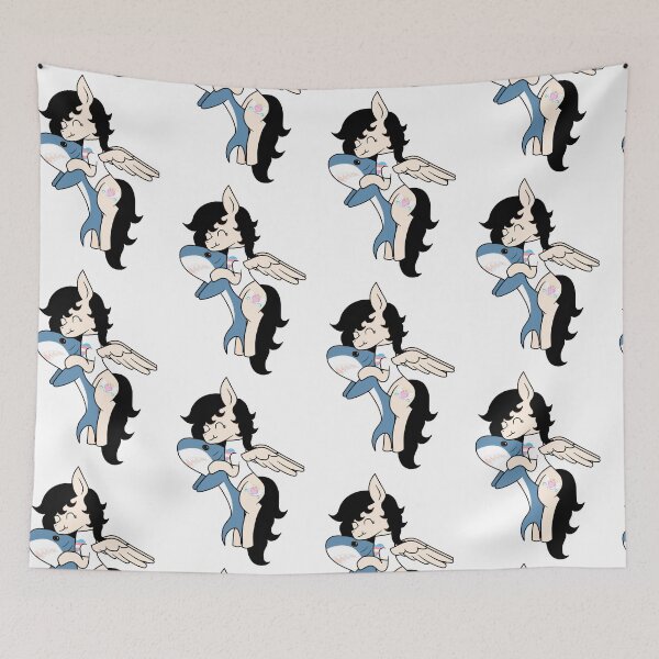 Item preview, Julia and Blahaj designed and sold by Lightning Bolt's Merchandise.