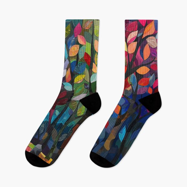 Item preview, Colorful Abstract Trees designed and sold by Myra365Art.