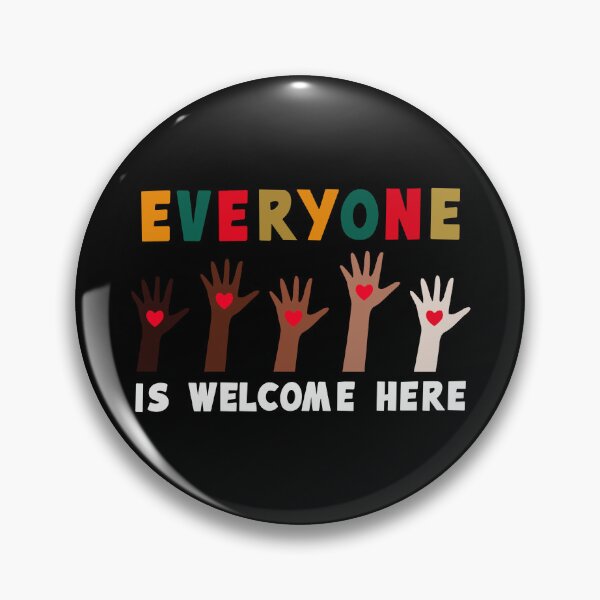 Item preview, Everyone Is Welcome Here Idaho Teacher Support Fist Hand designed and sold by Artifyo.