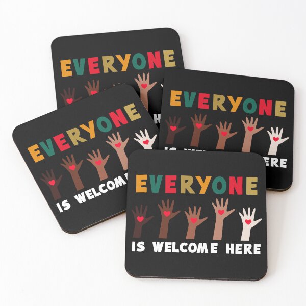 Item preview, Everyone Is Welcome Here Idaho Teacher Support Fist Hand designed and sold by Artifyo.