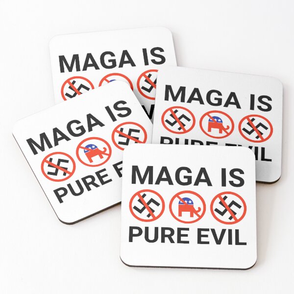 Item preview, MAGA is pure evil  designed and sold by Rachel the Artist .