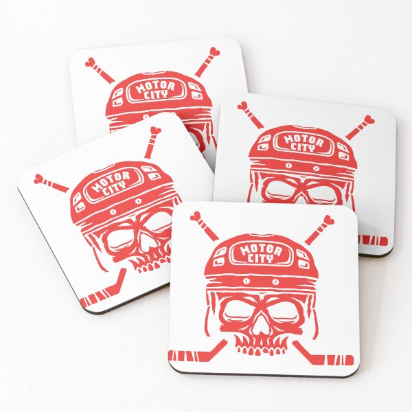 Item preview, Motor City Hockey Skull designed and sold by Tim Calkins Creative.