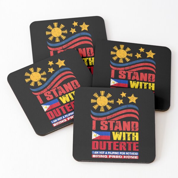 Item preview, I Stand With Duterte I'm Not Filipino For Nothing Free PRRD  designed and sold by Spaceslafr.