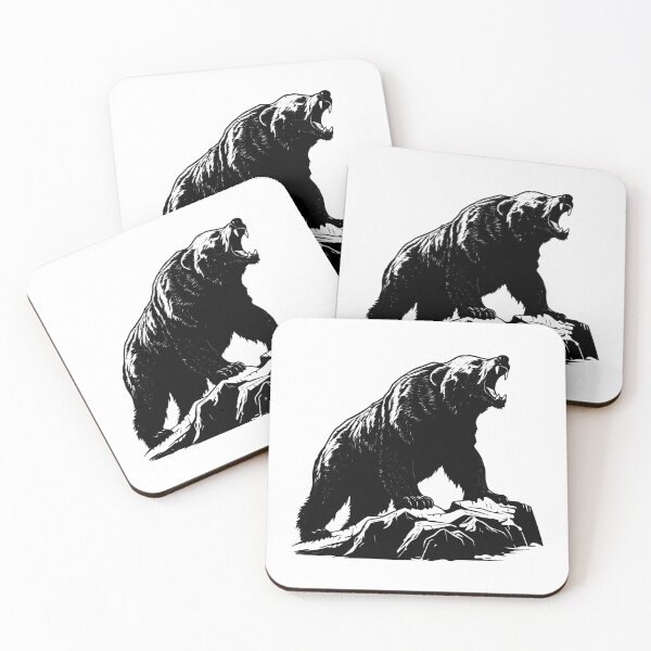 Item preview, Grizzly Bear Kodiak Wild Animal Apex Predator Wildlife designed and sold by inkoutninja.