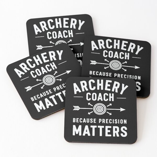 Item preview, Archery Coach Because Precision Matters designed and sold by tmerchtrends.