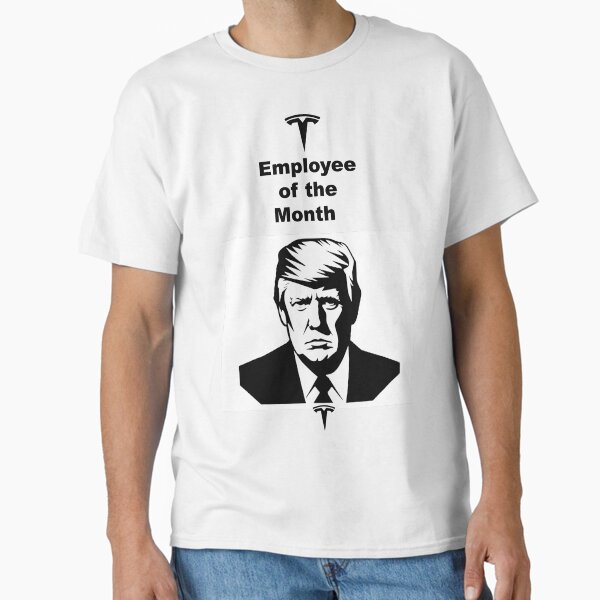 Item preview, Tesla Employee of the Month designed and sold by MishaVillanueva.