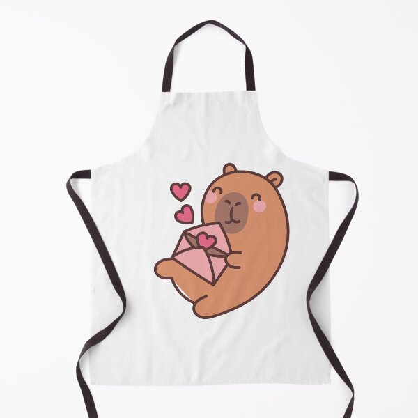 Item preview, Capybara Messenger of Love: Kawaii Capybara Design with Love Letter for a Romantic Touch designed and sold by Polarisofficial.