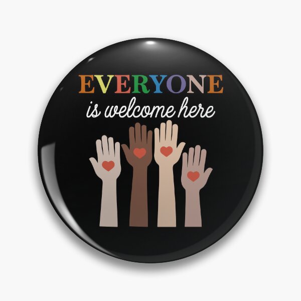 Item preview, Idaho Teacher Everyone Is Welcome Here Diversity Support Fist Hand designed and sold by Artifyo.