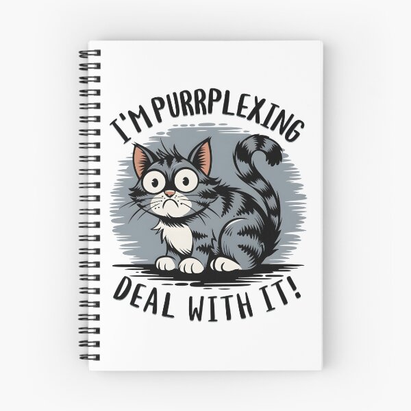 Item preview, Funny Confused Cat Pun – I'm Purrplexing Deal With It designed and sold by EpochFusion.
