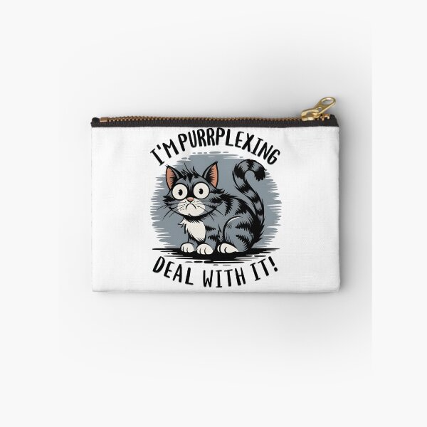 Item preview, Funny Confused Cat Pun – I'm Purrplexing Deal With It designed and sold by EpochFusion.