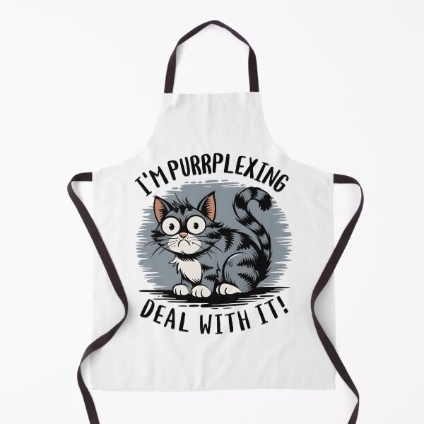 Item preview, Funny Confused Cat Pun – I'm Purrplexing Deal With It designed and sold by EpochFusion.