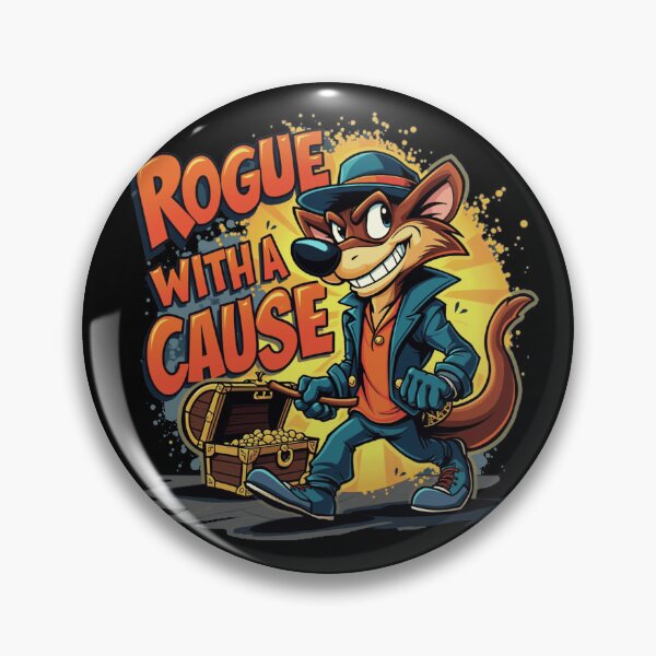 Item preview, Rogue with a Cause – Sly's Laughter and Charm designed and sold by andersonq.