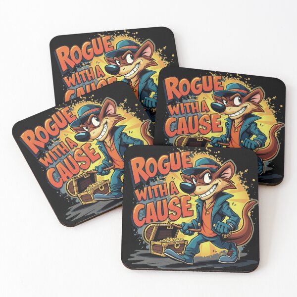 Item preview, Rogue with a Cause – Sly's Laughter and Charm designed and sold by andersonq.