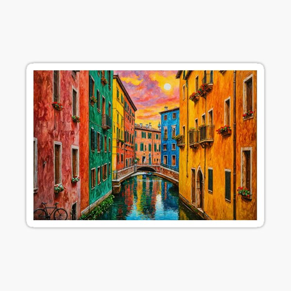 Item preview, Venice Canal, Caravaggio Style designed and sold by JEJ Visual Art.