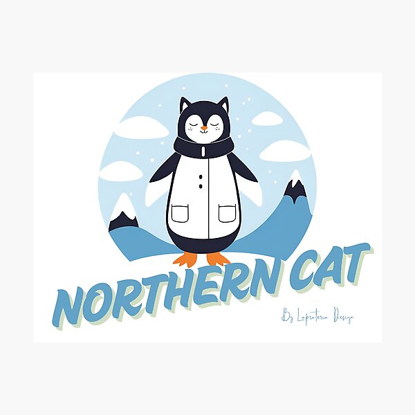 Item preview, Northern Cat designed and sold by Lapratoria Design.