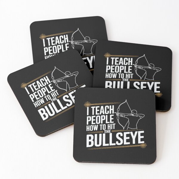 Item preview, I Teach People How to Hit the Bullseye | Archery Coach designed and sold by tmerchtrends.