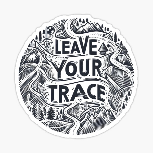 Aperçu de l'œuvre Trace, Sentier, Nature, Camping créée et vendue par TrueArtVibes.