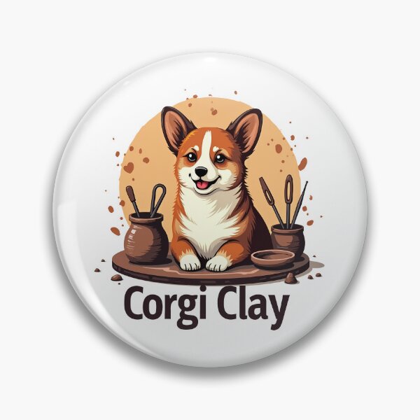 Item preview, Ceramic Artist Corgi – Corgi Clay Artisanal Craft designed and sold by zoughlal.