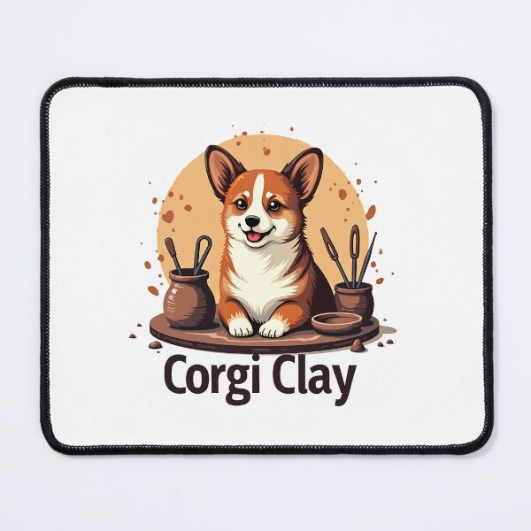 Item preview, Ceramic Artist Corgi – Corgi Clay Artisanal Craft designed and sold by zoughlal.