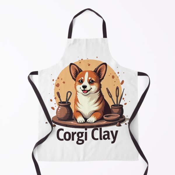Item preview, Ceramic Artist Corgi – Corgi Clay Artisanal Craft designed and sold by zoughlal.