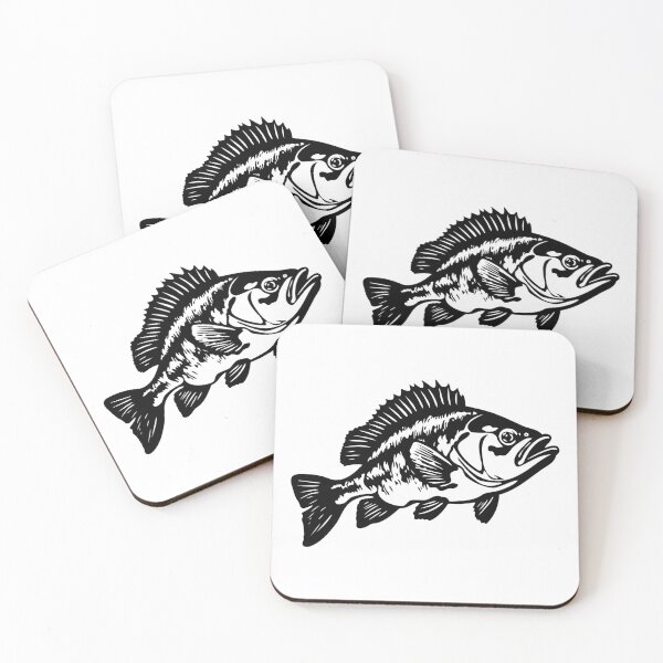 Item preview, Grouper Fish Sea Bass Coral Red Snapper Grumpy Oceanic designed and sold by inkoutninja.
