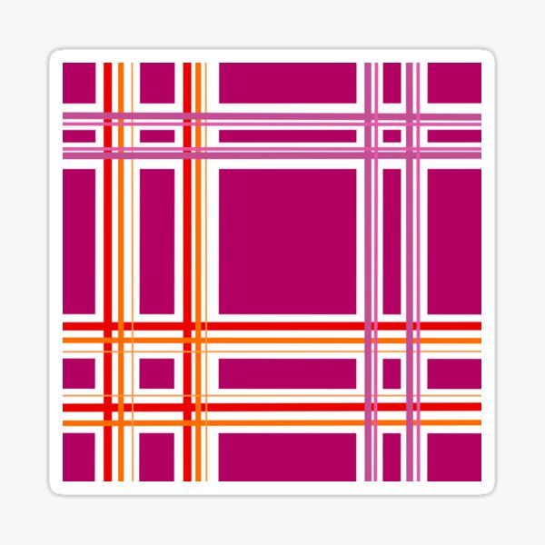 Item preview, Subtle Lesbian Pride tartan designed and sold by alykalydaly.