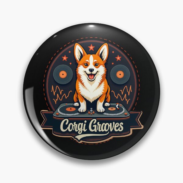 Artikelvorschau, Vinyl Collector Corgi – Corgi Grooves Nostalgische Musik entworfen und verkauft von zoughlal.