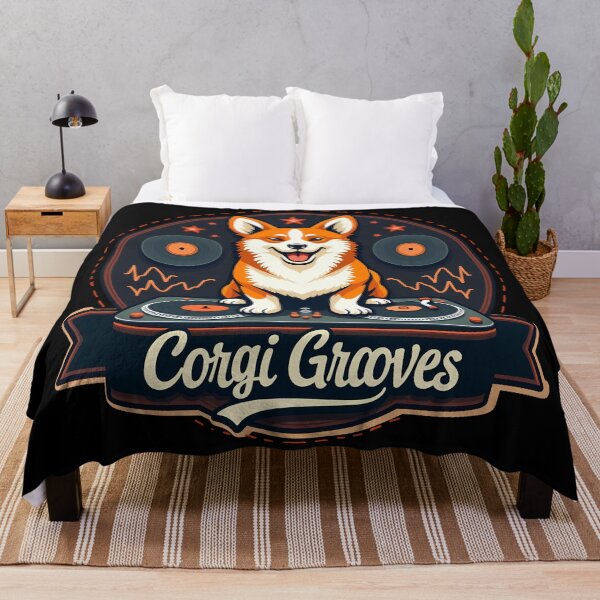 Item preview, Vinyl Collector Corgi – Corgi Grooves Nostalgic Music designed and sold by zoughlal.