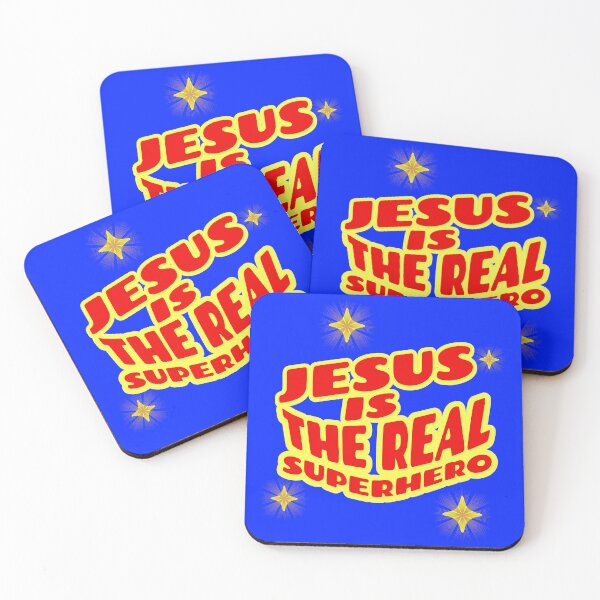 Item preview, Jesus Is The Real Superhero designed and sold by Thankful Designs.