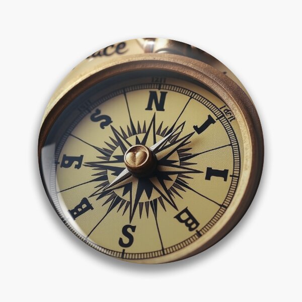 Item preview, Vintage Heart Compass – Adventure Together designed and sold by Srahul.