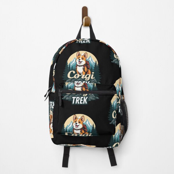 Item preview, Hiking Enthusiast Corgi – Corgi Trek Outdoor Adventure designed and sold by zoughlal.
