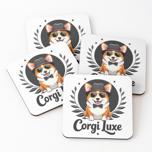 Item preview, Luxury Lifestyle Corgi – Corgi Luxe Upscale Elegance designed and sold by zoughlal.