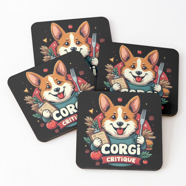 Item preview, Street Food Critic Corgi – Corgi Critique Gourmet Adventure designed and sold by zoughlal.