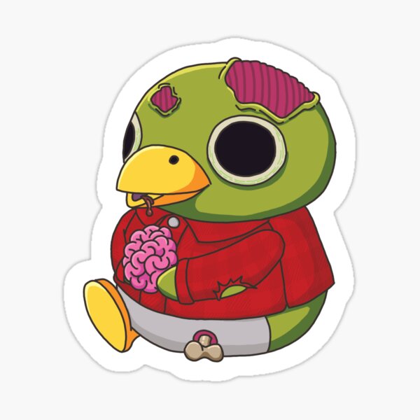 Vista previa del artículo con la obra «Pingüino zombi», diseñado y vendido por yelloutmitch.