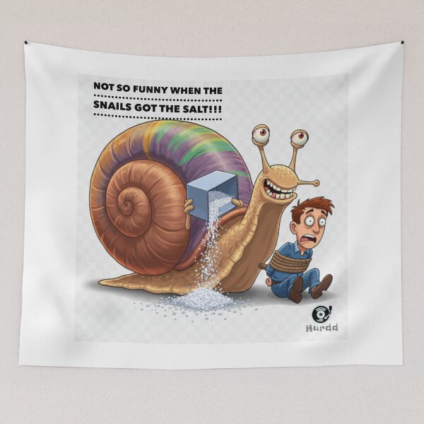 Item preview, Not So Funny/ Snail designed and sold by Hurdd.