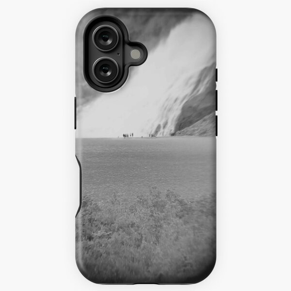 Artikel-Vorschau von Schwarz-Weiß-Wasserfallfoto, designt und verkauft von Tobys-Trinkets.