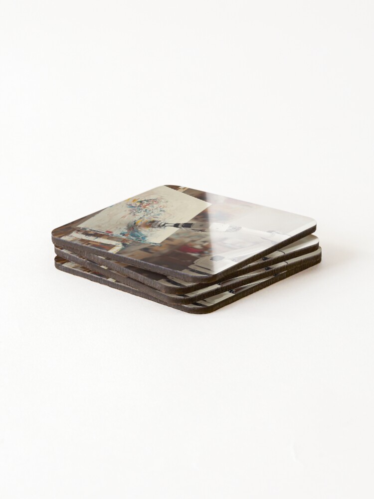 Thumbnail 4 of 5, Coasters (Set of 4), Generated designed and sold by RicoInStudios.