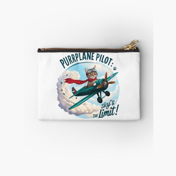 Item preview, Purrplane Pilot: Sky’s the Limit! | Adventure Cat Aviation Design designed and sold by bannzy.